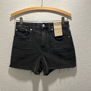 NWT Madewell Curvy High-Rise Denim Shorts in Lunar Wash sz:26
